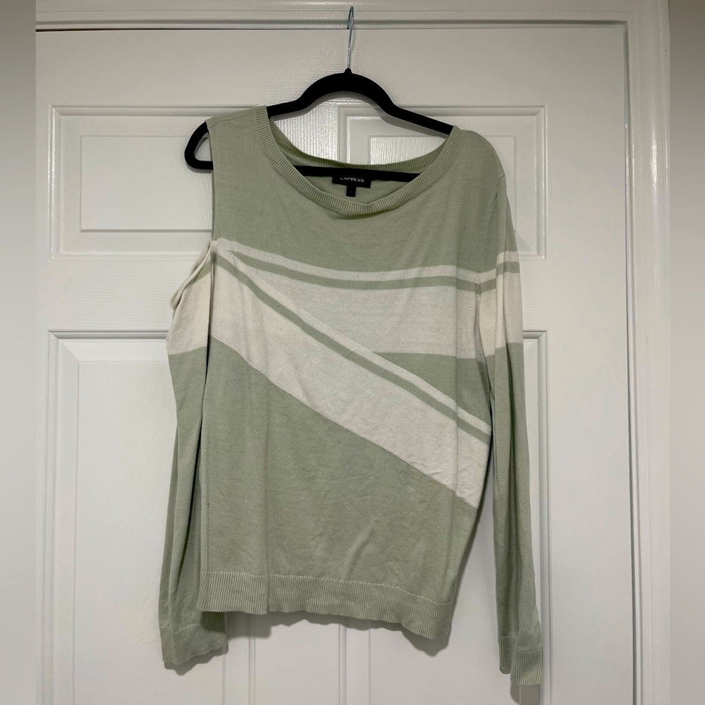 Cold Shoulder Knit Sweater